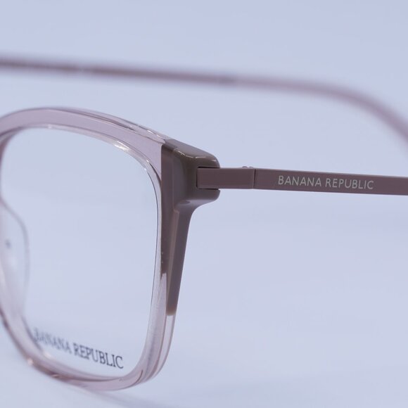 Banana Republic BR209 0WJG 00 Eyeglasses Salmon/Beige 52mm Square Frame - Picture 3 of 9